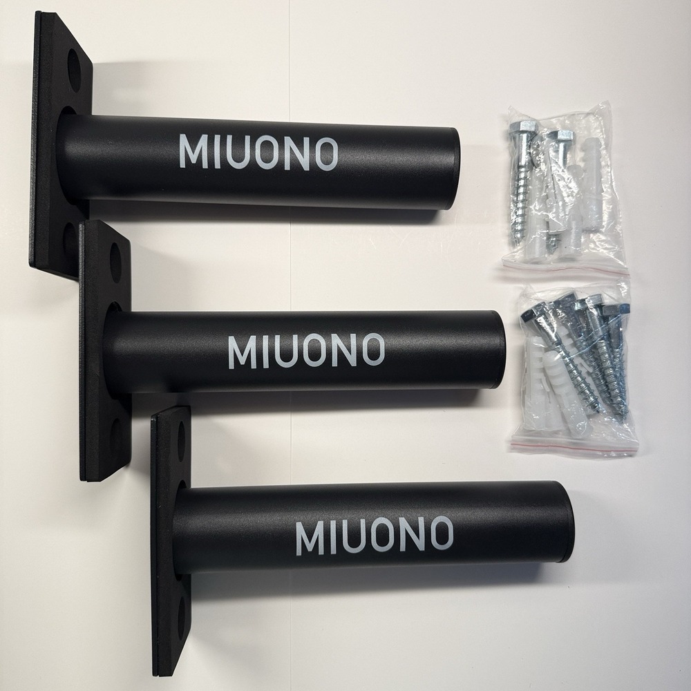Miuono Weight Plate Holder, Wall Mounted Weight Rack Storage for Weight Plates